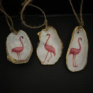 OYSTER SEASHELLS FLAMINGO 🦩